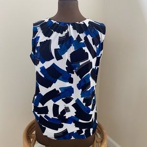Calvin Klein Blouse/Top (white, black, royal blue) Like new
